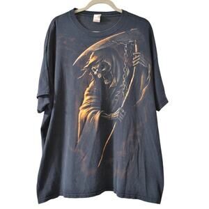 Vintage Grim Reaper T-Shirt Size XXL (Flawed see photos)